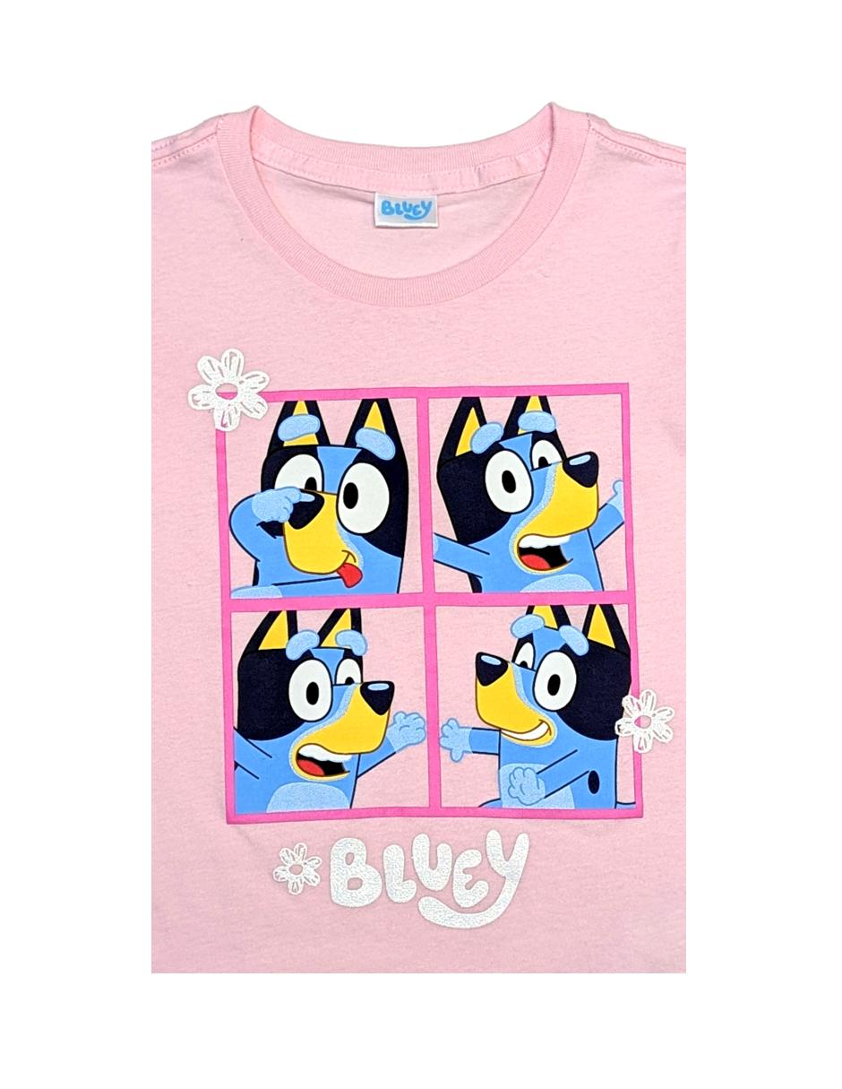 Playera bluey manga corta para niña 2