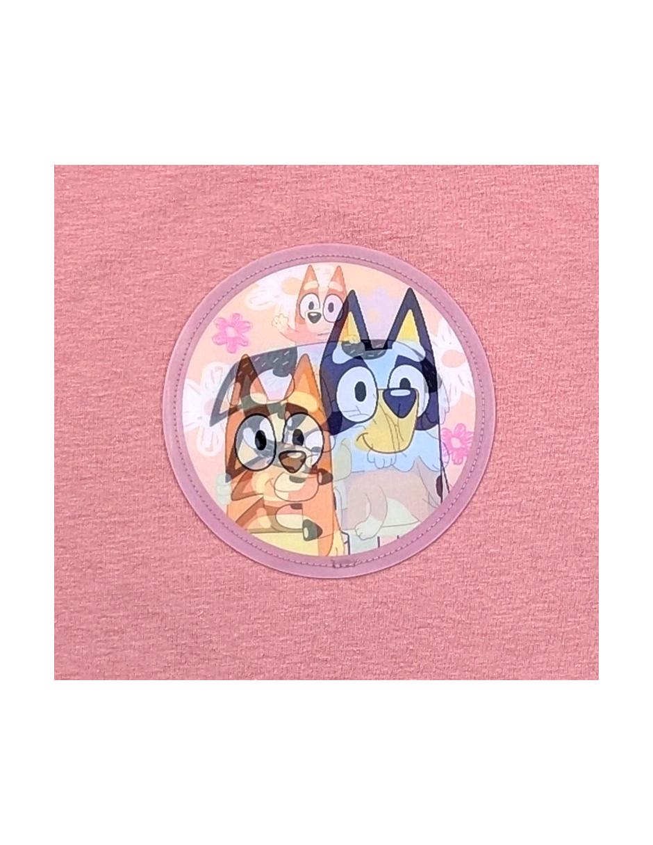 Playera y bingo bluey manga corta para niña 3
