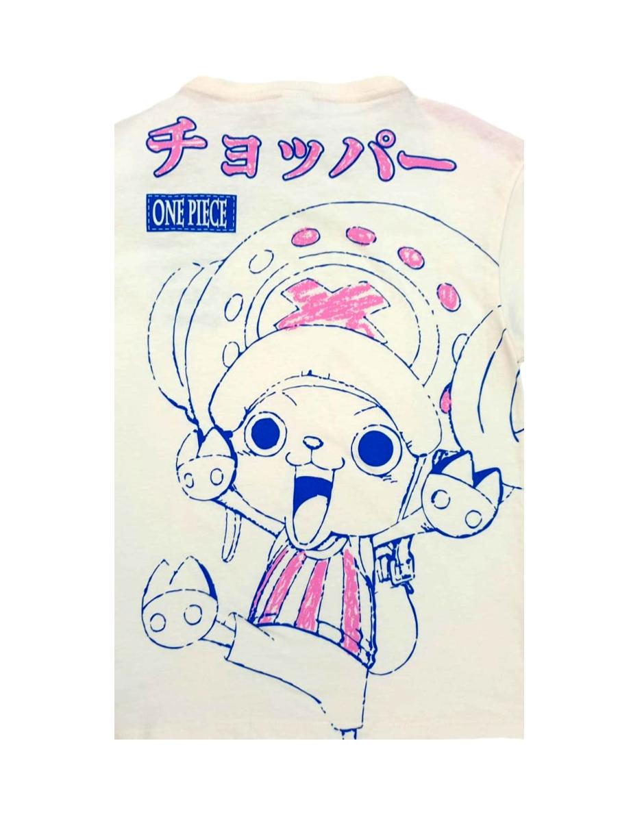 Set playera/playera one piece one piece manga corta para infantil niña 4