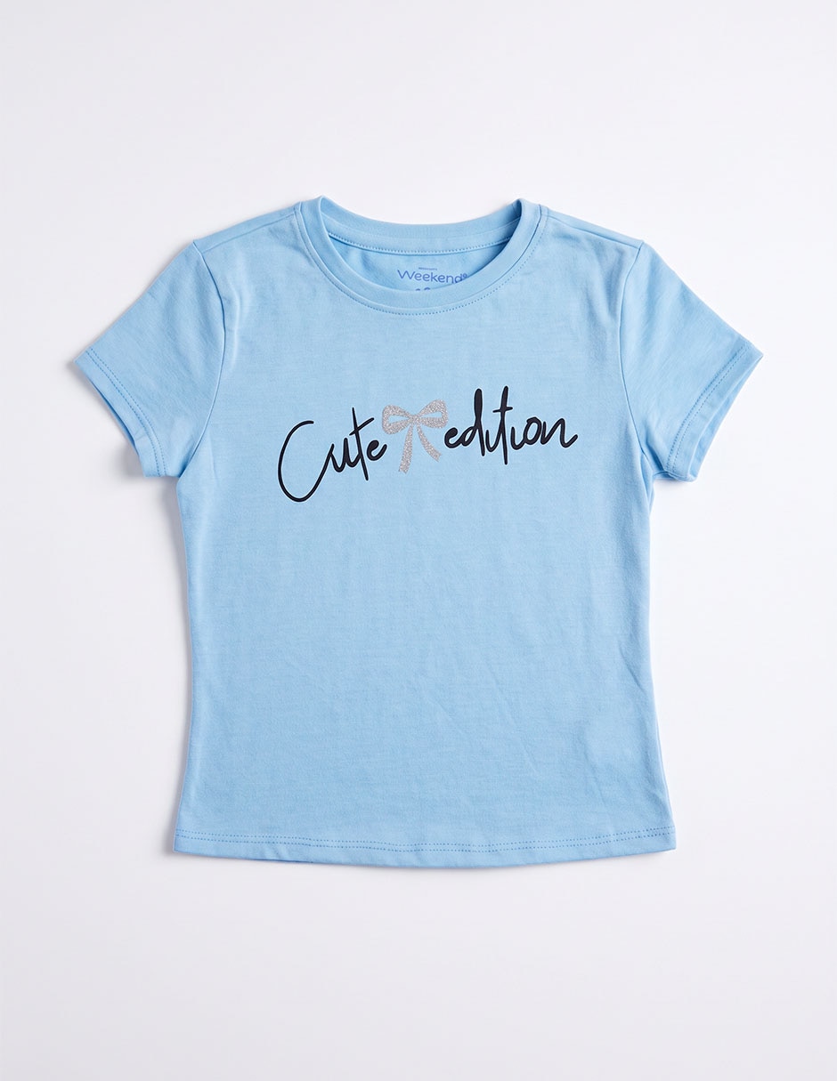 Playera manga corta para niña 3