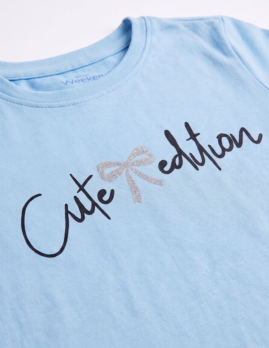 Playera manga corta para niña 6