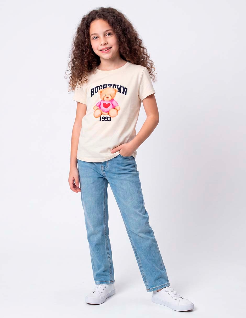 Playera manga corta para niña 3