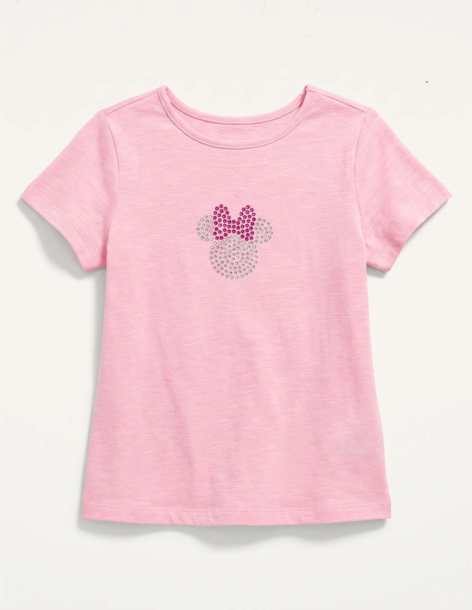 Playera Minnie Mouse manga corta para niña Playera Minnie Mouse manga corta para niña
