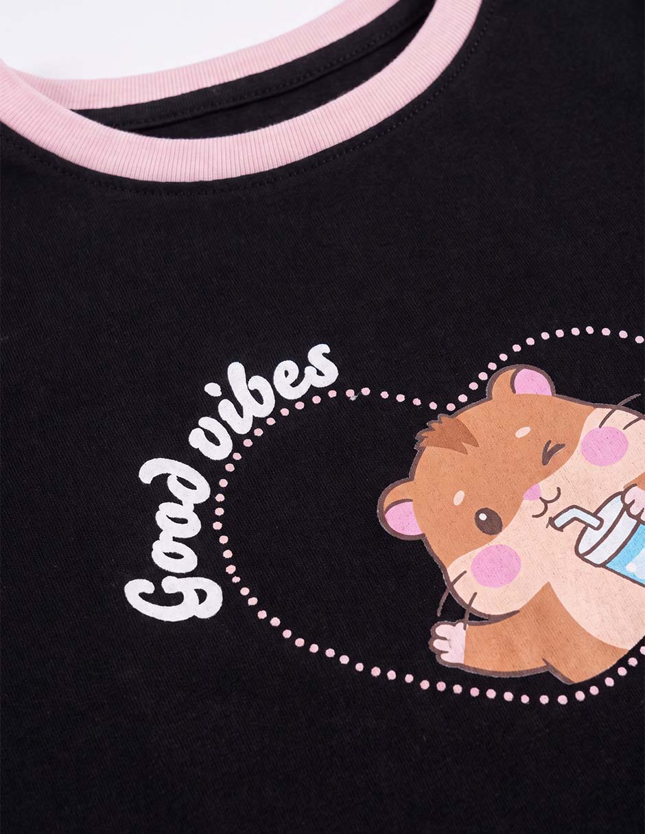 Playera manga corta para niña 2