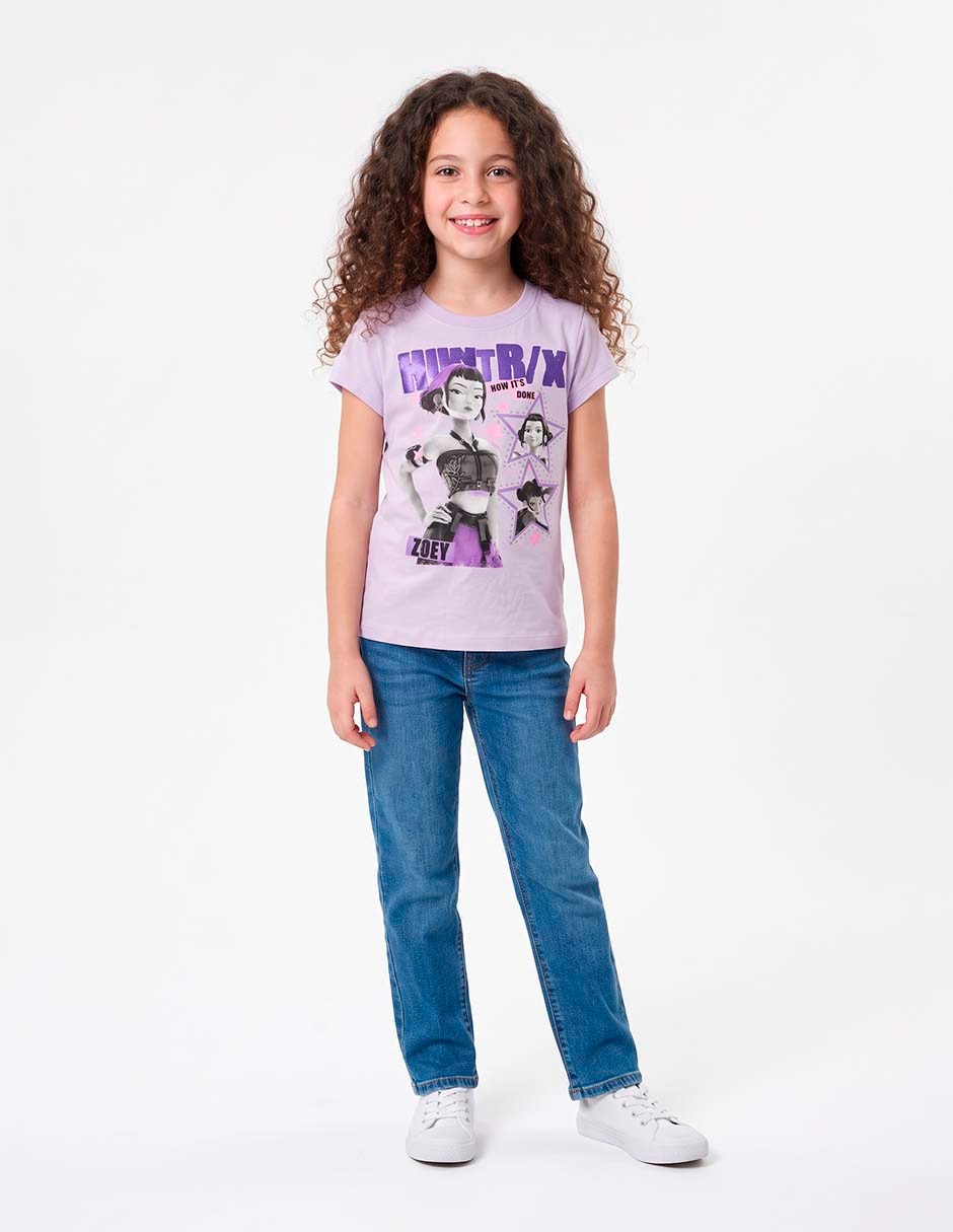 Playera KPOP manga Corta para Infantil Ni–a
