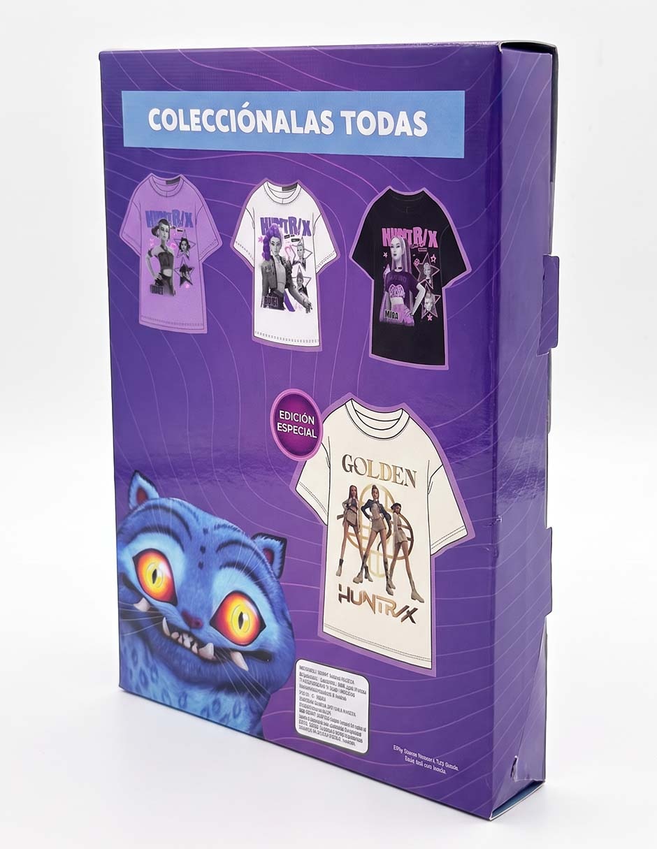 Playera huntrix manga corta para niña 4