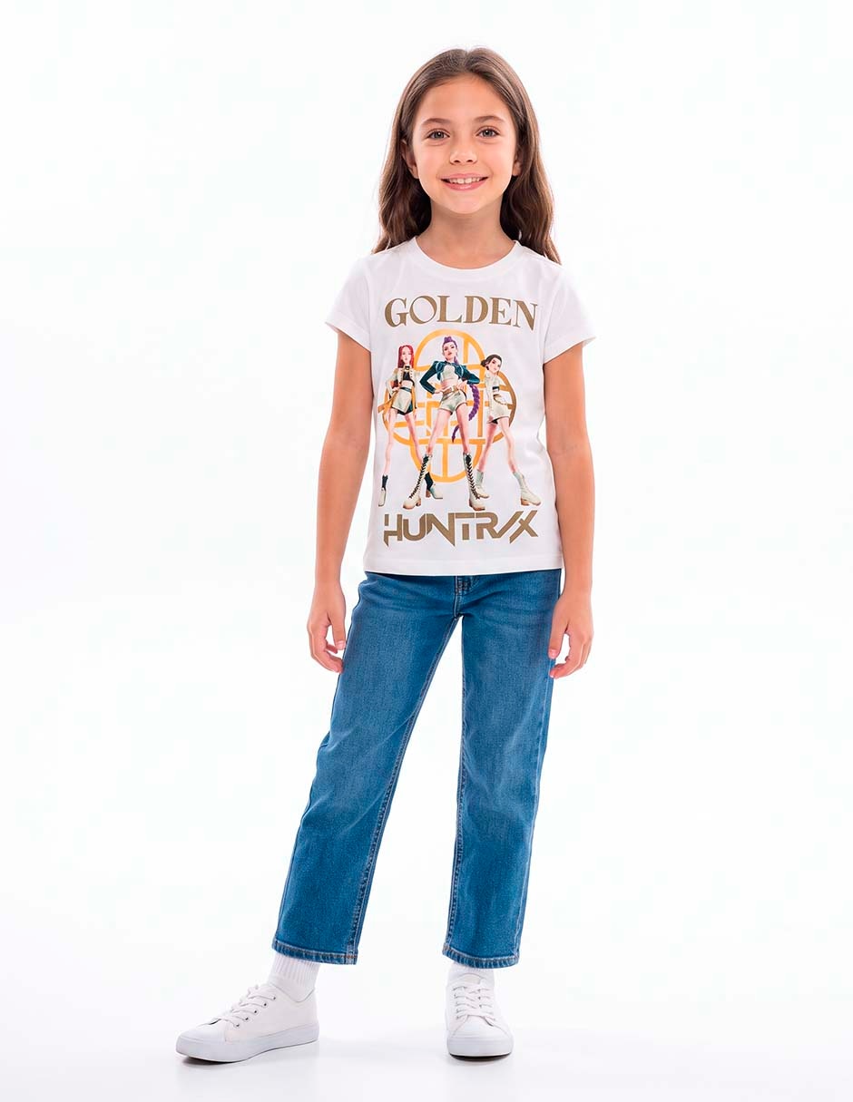 Playera KPOP manga Corta para Infantil Ni–a