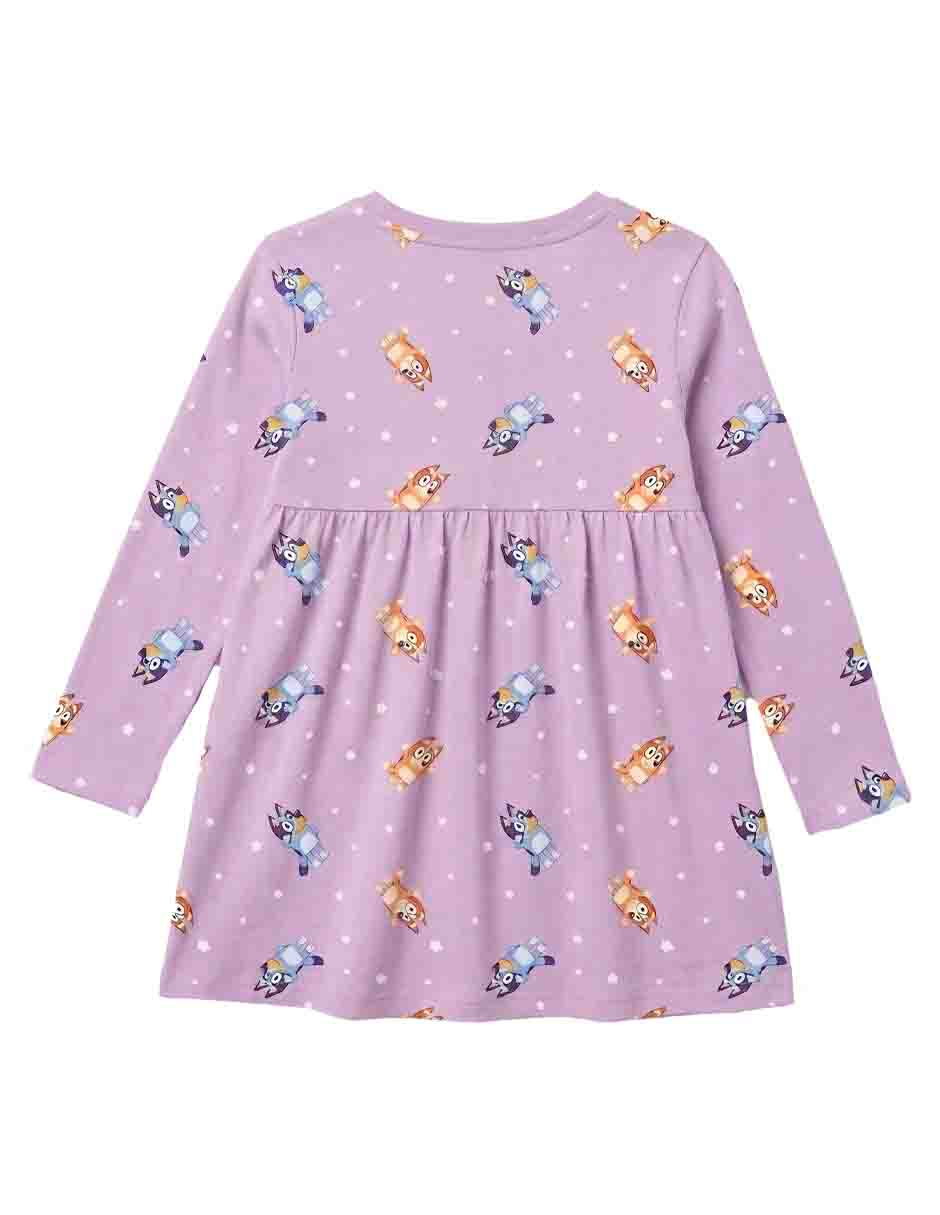 Vestido manga corta para niña 4
