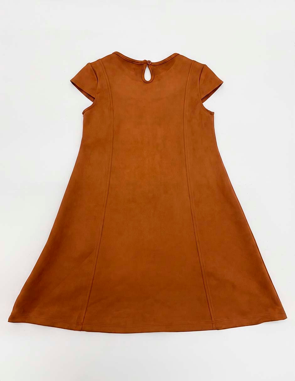 Vestido manga cap para niña 2