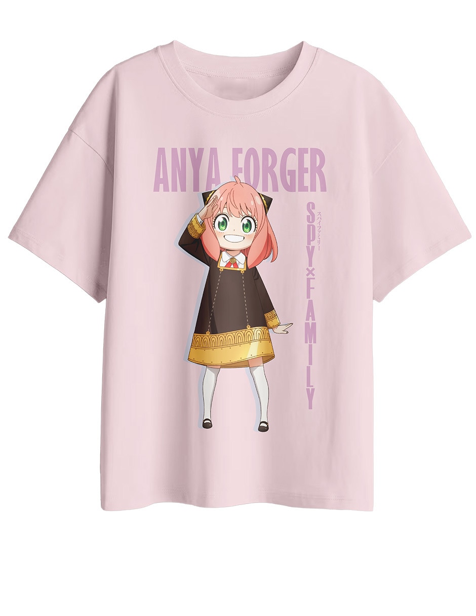 Playera Spy X Family manga corta para niña