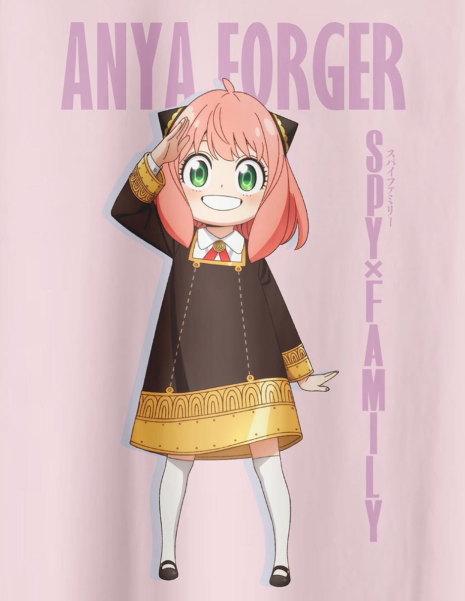 Playera Spy X Family manga corta para niña