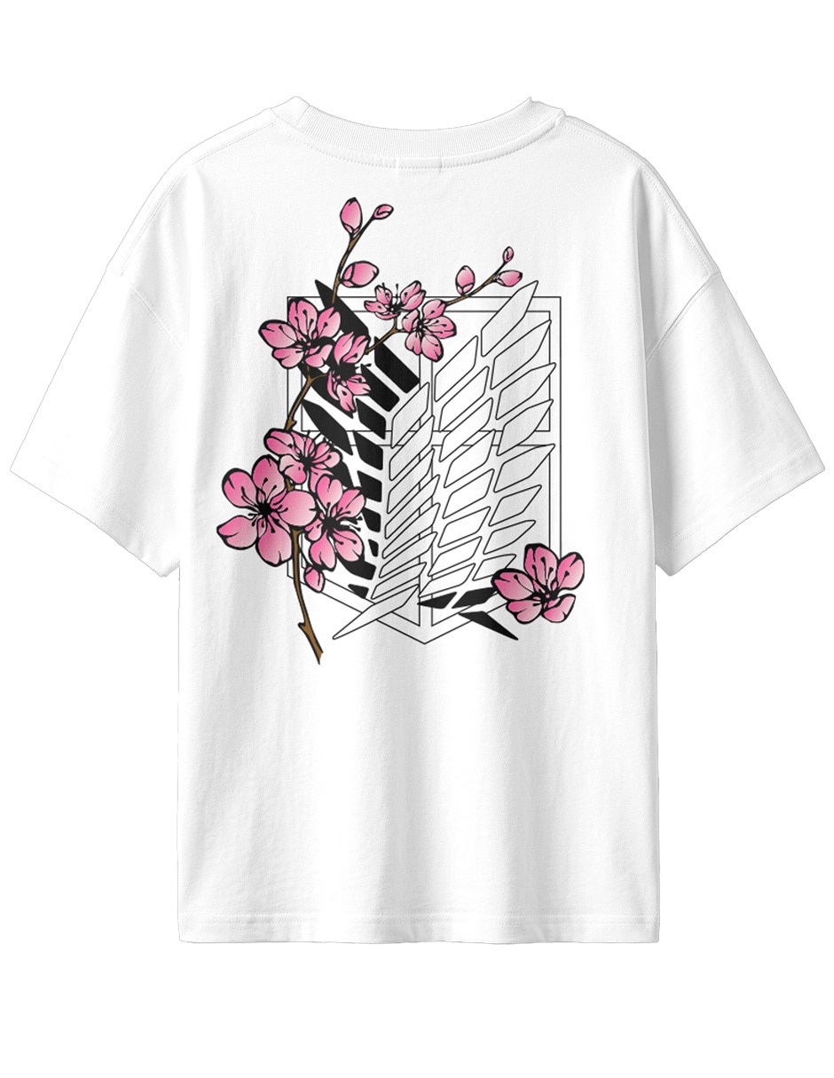 Playera attack on titanmanga corta para niña 2