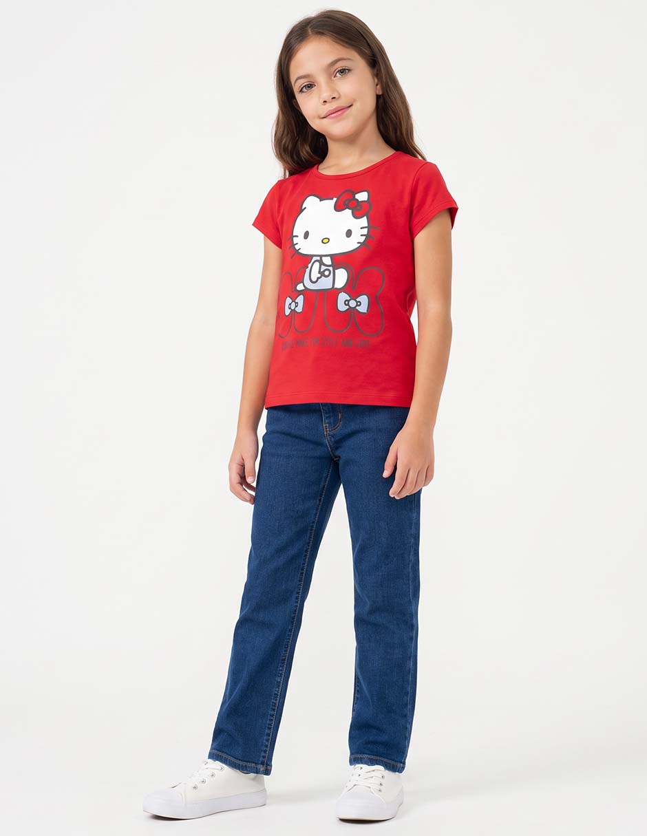 Playera manga corta para niña 4