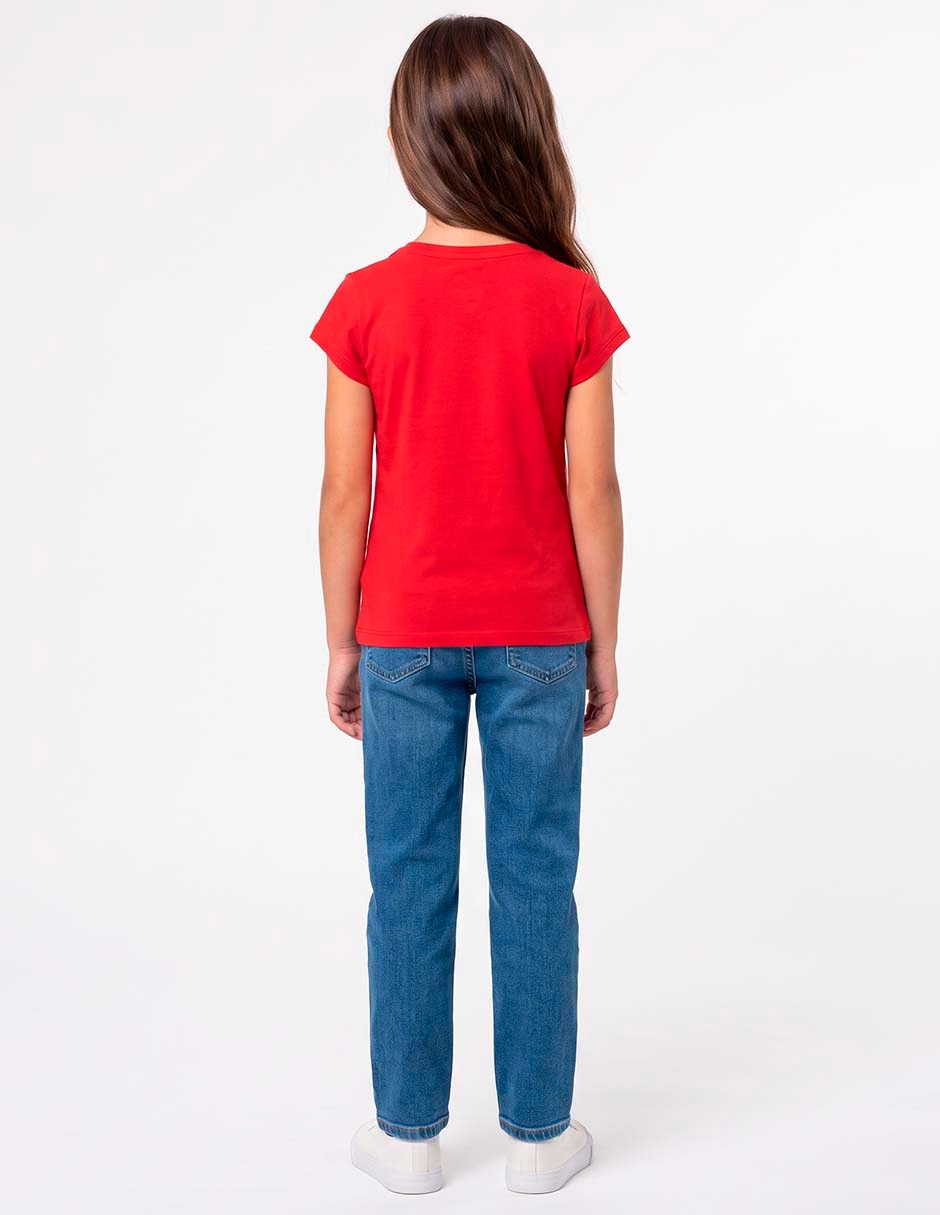 Playera manga corta para niña 5