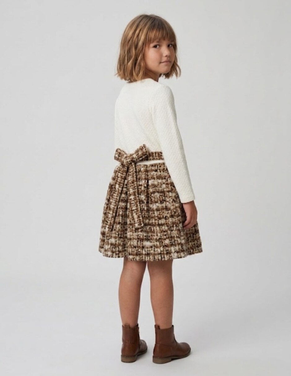 VESTIDO OIS2026 manga Larga para Infantil Niña 4