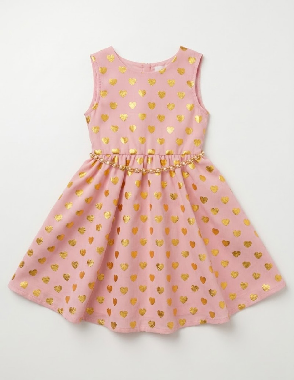 VESTIDO OIS2026 manga Sin manga para Infantil Niña 3