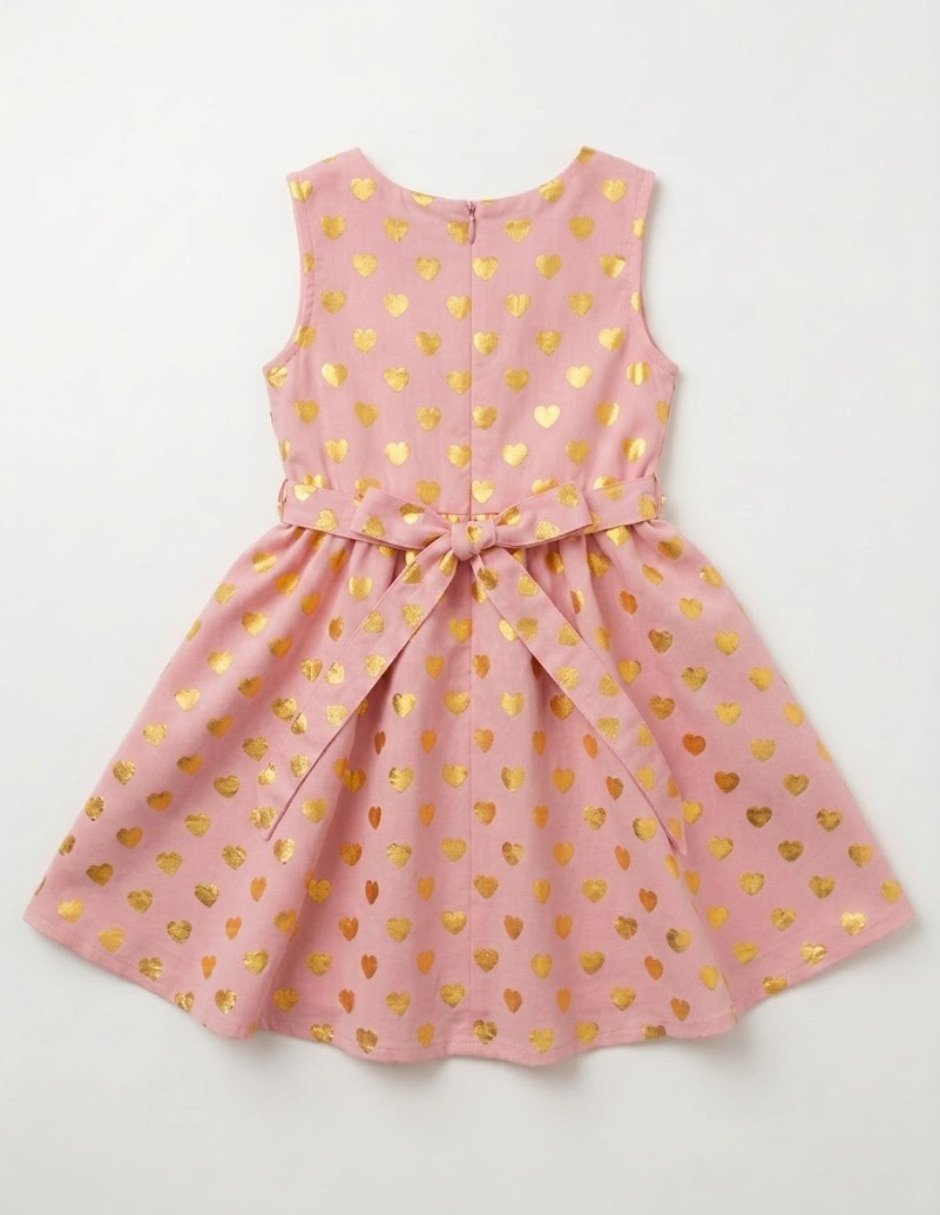 VESTIDO OIS2026 manga Sin manga para Infantil Niña 5