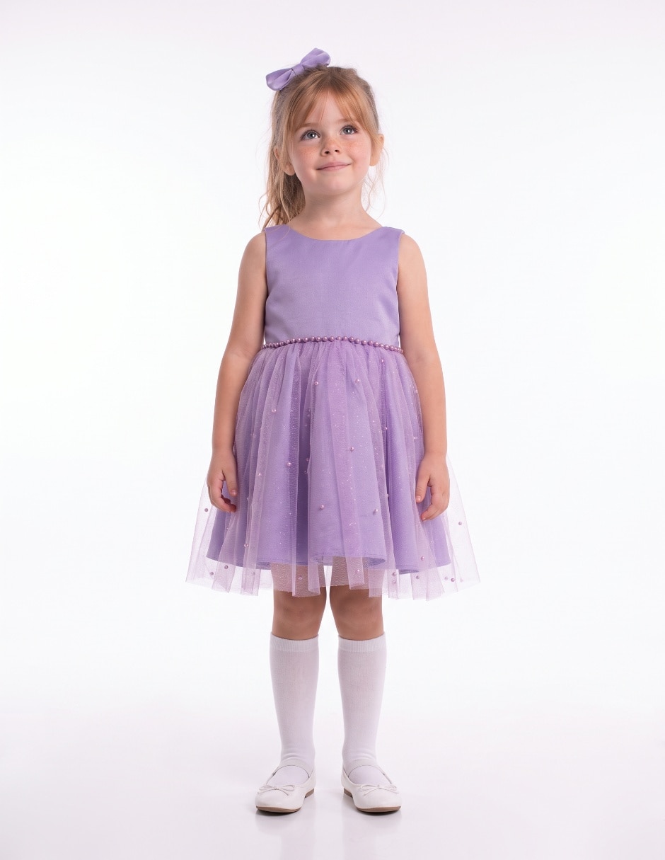 Vestido sin manga para niña Vestido sin manga para niña