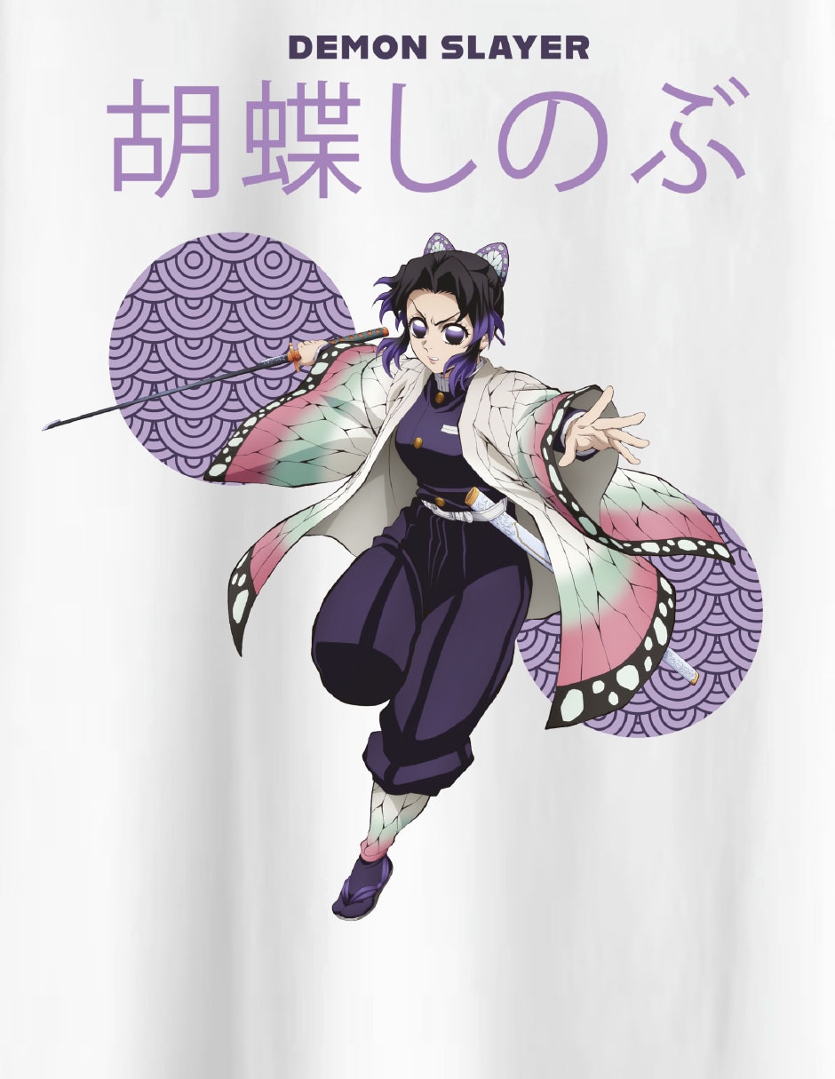 Playera Shinobu Kocho manga corta para niña 3