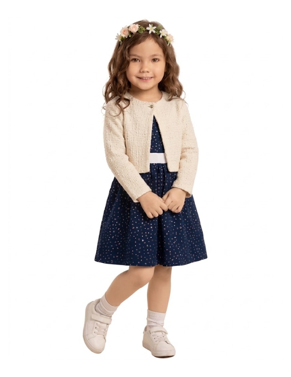 Vestido sin manga para niña
