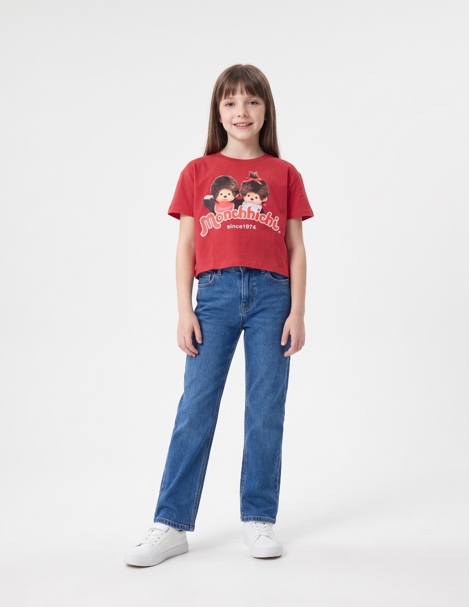 Set playera/Playera Monchichi manga Corta para Infantil / Niños grandes Niña